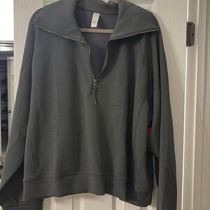 Spanx AirEssentials Half Zip  size 3x Palm